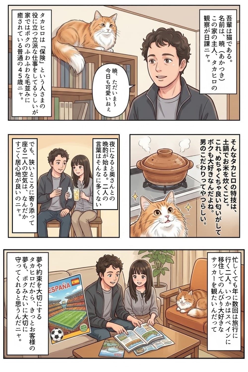 Life insurance planner manga — Cat edition