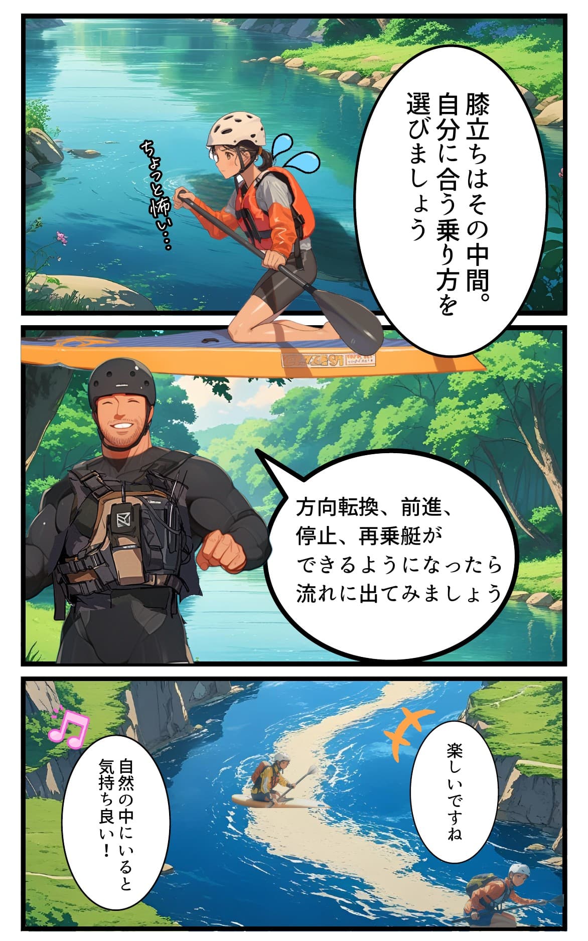 River SUP experience lesson manga — Page 2